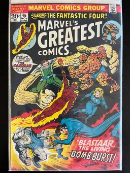 Marvels Greatest Comics Marvel Comic #46 Bronze Age 1973 Fantastic Four
