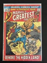 Marvel's Greatest Comics Marvel Comic #34 Fantastic Four Bronze Age 1972
