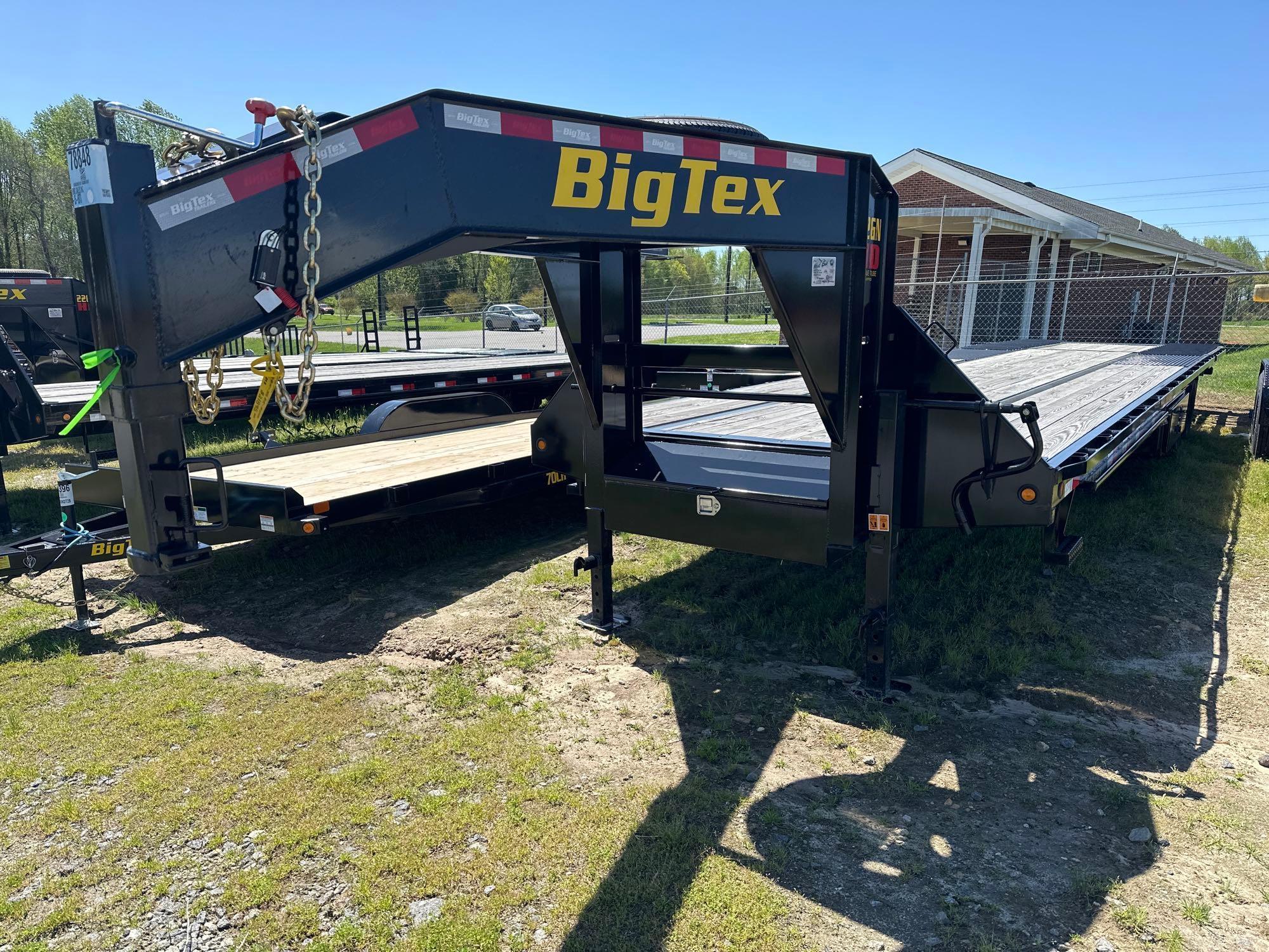 2023 BIG TEX 22GN-35-HDTS 35FT T/A GOOSENECK TRAILER HYDRAULIC DOVETAIL 12 TON