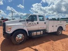 2016 FORD F-750 SUPER DUTY CREW CAB SERVICE BODY TRUCK