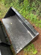 66IN Smooth Skid Steer Bucket