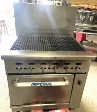 36" Charbroiler with Oven