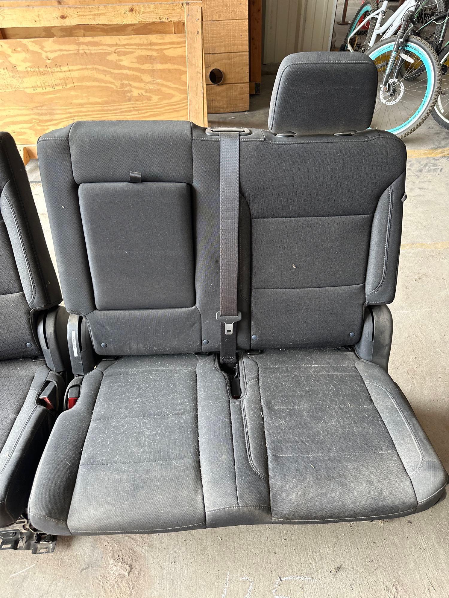 2023 Tahoe Rear Seats, Center Console, Rear Door Panels