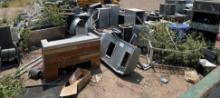 Scrap Metal- Air cons, food service, water fountains, pipes, file cabinets, freon container