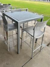 Outdoor patio table & chairs