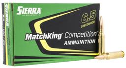 Sierra A174005 MatchKing Competition 6.5 Creedmoor 140 gr 2675 fps Sierra MatchKing BTHP SMBTHP 20