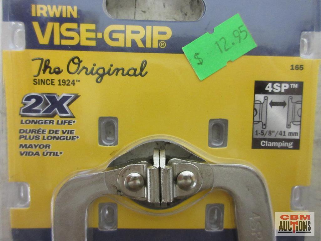 Irwin Vise-Grip 165/4SP 4" C-Clamp Locking Pliers Irwin Vise-Grip 1602L3 4" Long reach Pliers...... 