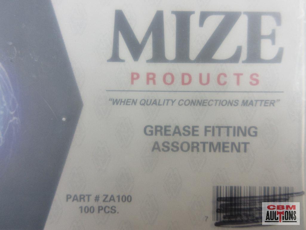 Mize #ZA100 100pc Grease Fitting Assortment...