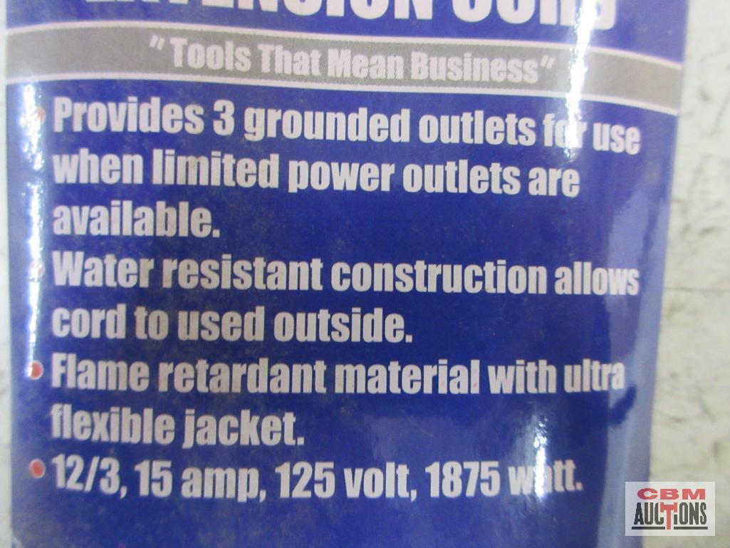 Grip 39016 2' Tri-Tap Extension Cord *DRM