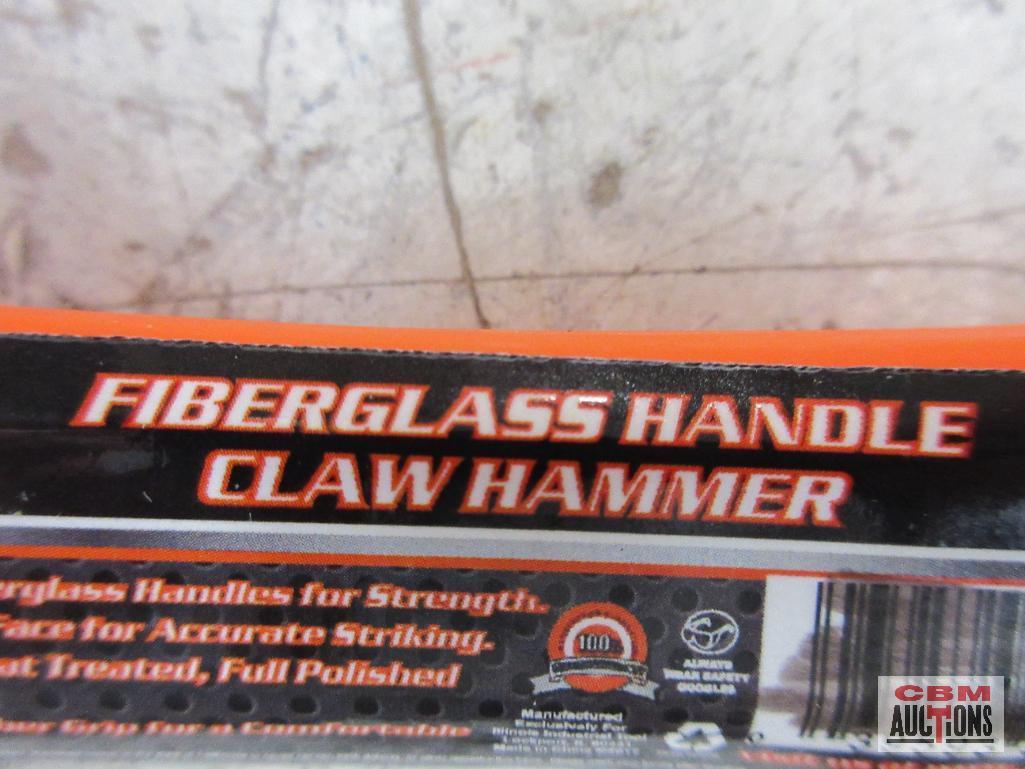 IIT 33103 16oz Fiberglass Handle Claw Hammer...