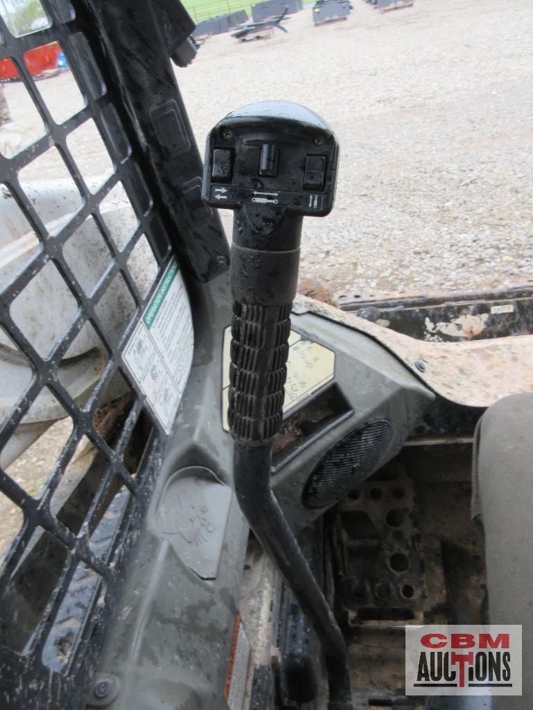 2017 Bobcat T590 Skid Steer Loader, Rubber Track, OROPS, 66hp Diesel, 2,558 Hrs, Foot Controls, Aux