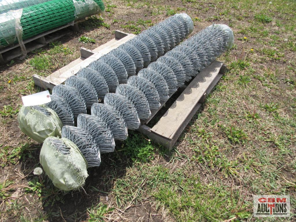(2) Rolls Of Diggit 6' Chain Link Fence *SOUTH