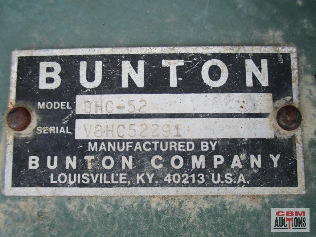 Bunton BHC-52 Walk Behind Mower, Kawasaki FC420V, Hydro Drive 52" Deck, S# 4551 (Unknown)