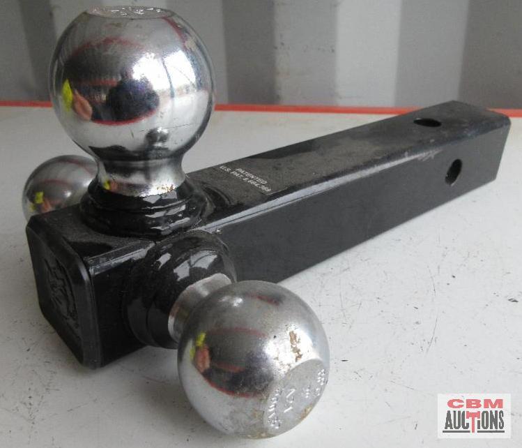 BCP Tri Ball Mount HItch 1-7/8" Ball (6000LBS) 2" Ball (7500LBS) 2-5/16" Ball (10000LBS) *DLM