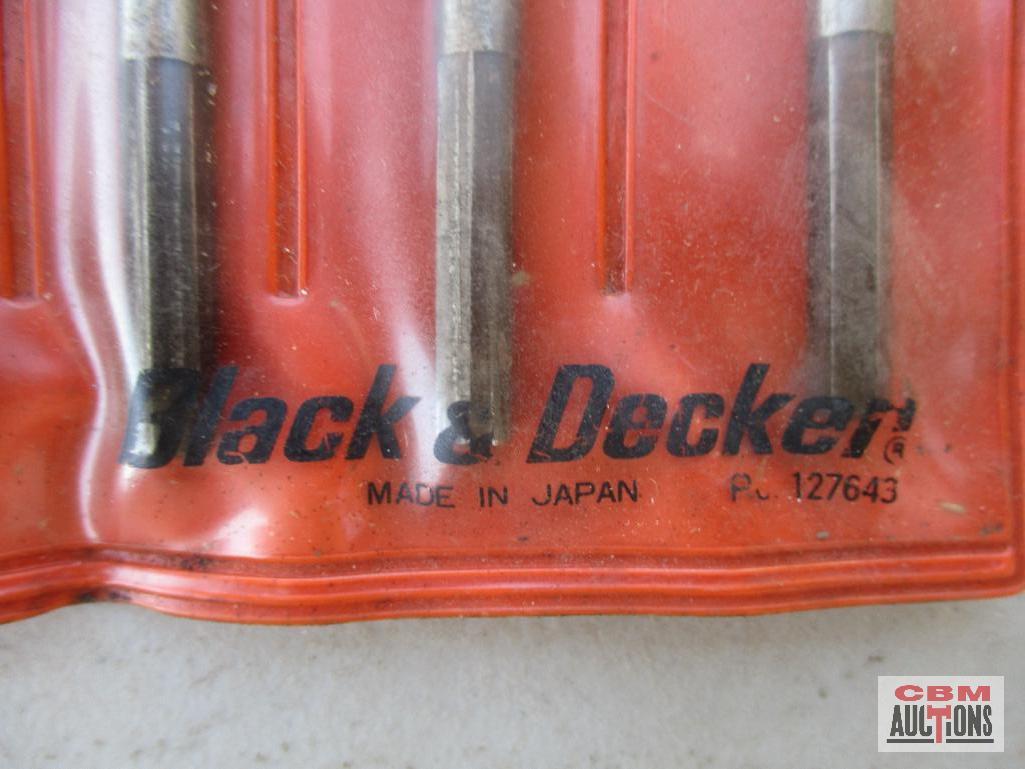Black & Decker U-1670 6pc Wood Boring Bit Set 3/8" to 1" *FRM ...