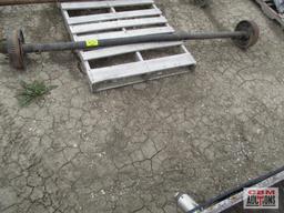5 Bolt Trailer Axle With Electric Brakes