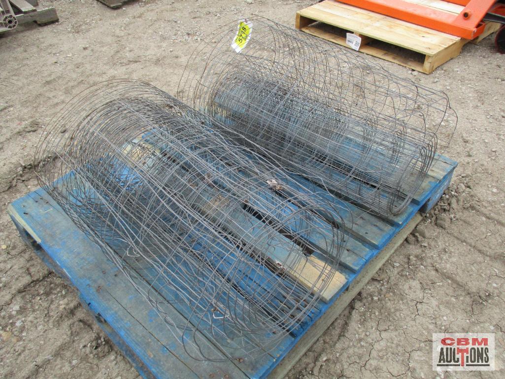 (2) Rolls Of Metal Fence Wire