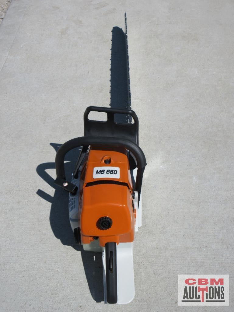 Stihl MS 660 FarmerTec Chain Saw, Duromatic E 36" Bar, 3/8" Chain, .063 Gauge (Unused) *HLT