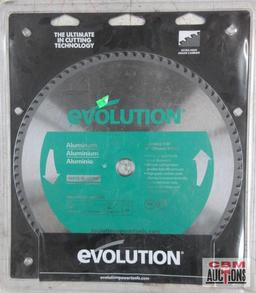 Evolution 00051 14" Saw Blade, 1" Bore, Kerf .094", 80 Teeth, 1600RPM - Aluminum