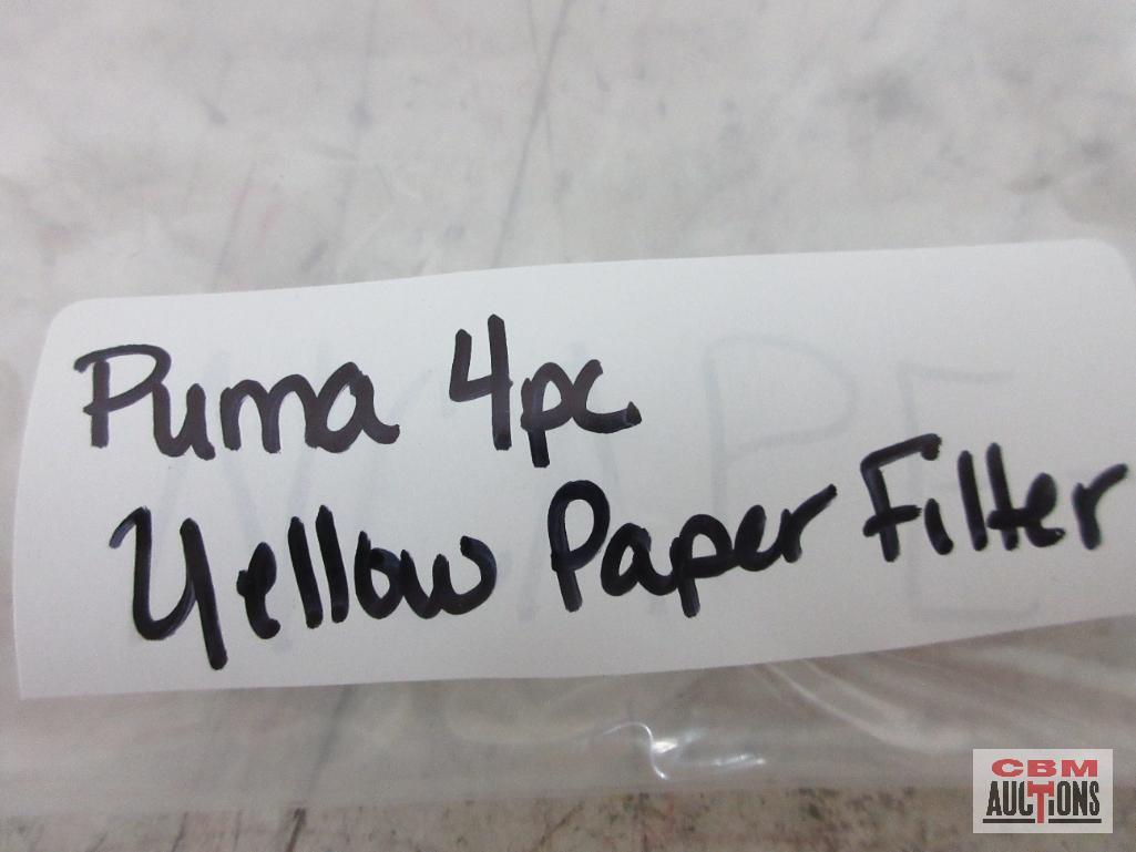 Puma Yellow Paper Filter - Set of 4
