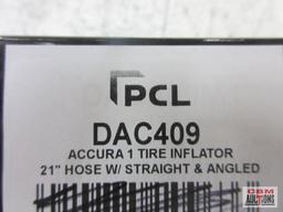 PCL DAC409 Accura 1 Tire Line Inflator 21" Hose w/ Straight & Angled Tip