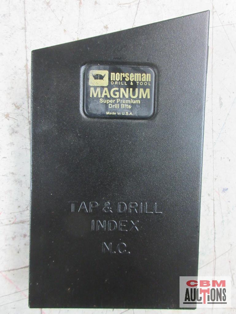 Norseman 68690 SP-18TD 18pc NC Magnum Super Premium Black & Gold Tap & Drill Set w/ Metal Storage