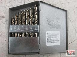 Triumph 099826 15pc Colbat Steel, Bronze Oxide T18C Style, Dill Bit Set w/ Metal Storage Case