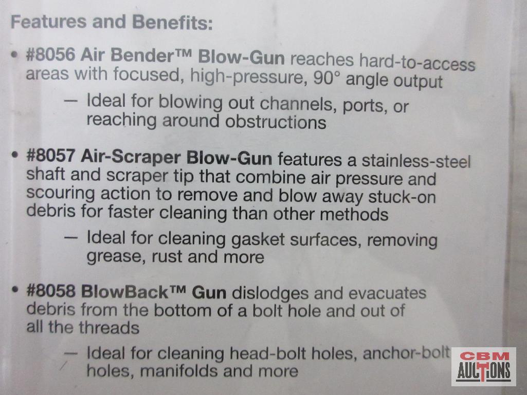 IPA 8055 3pc Specialty Blow-Gun Assortment