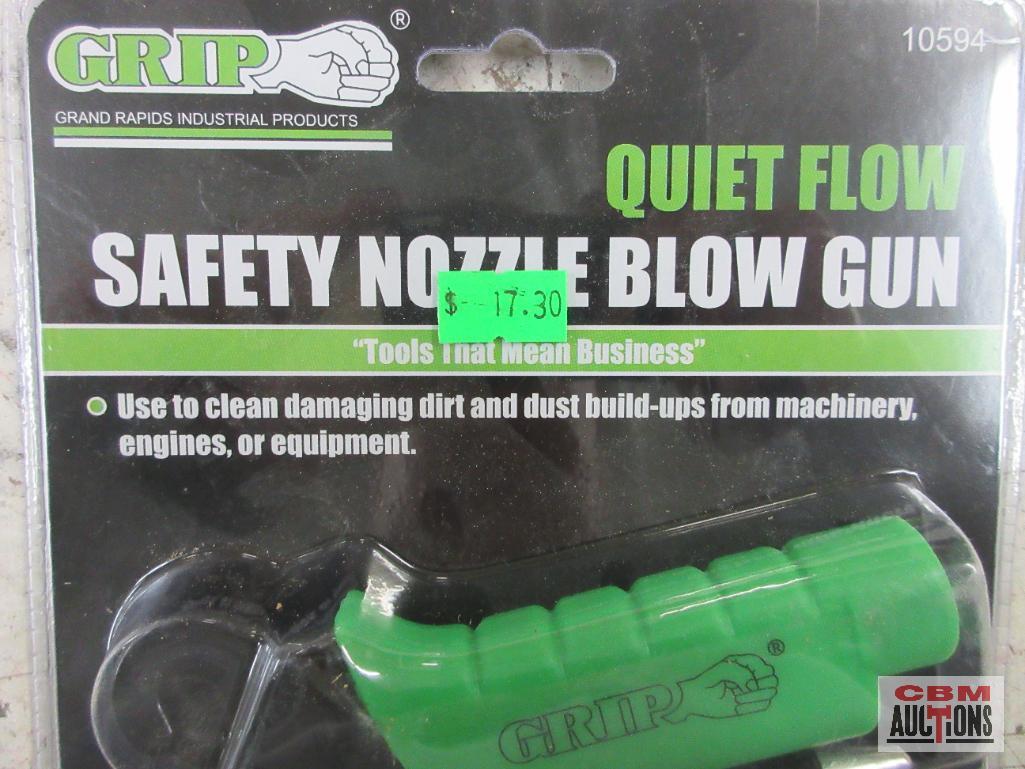 ...Air Blow Gun... Grip 10594 Quiet Flow Safety Nozzle Blow Gun...