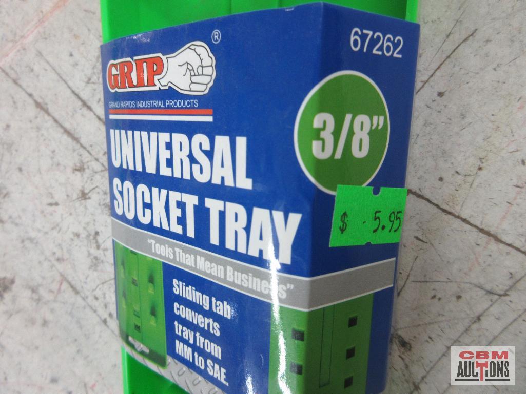 Grip 67260 1/4" Drive Universal Socket Tray Grip 67262 3/8" Drive Universal Socket Tray Grip 67264