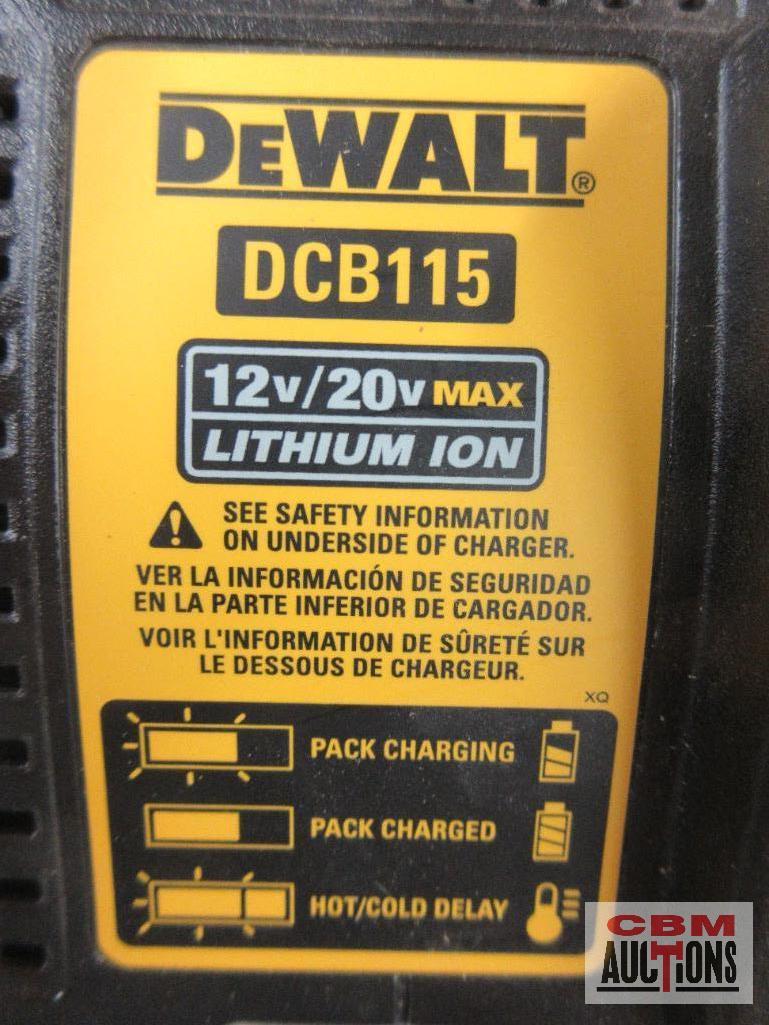 Dewalt DCB205 Max XR 20v, Lithium Ion, 5Ah Battery Dewalt......DCB115 12v/20v Max Lithium Ion Batter
