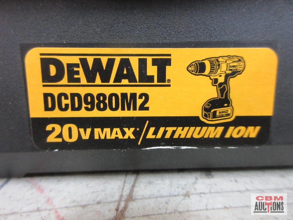 Dewalt DCD980M2 1/2" Cordless Drill/Driver Kit Includes: Case, DCD980 Drill, DCD115 Charger, &