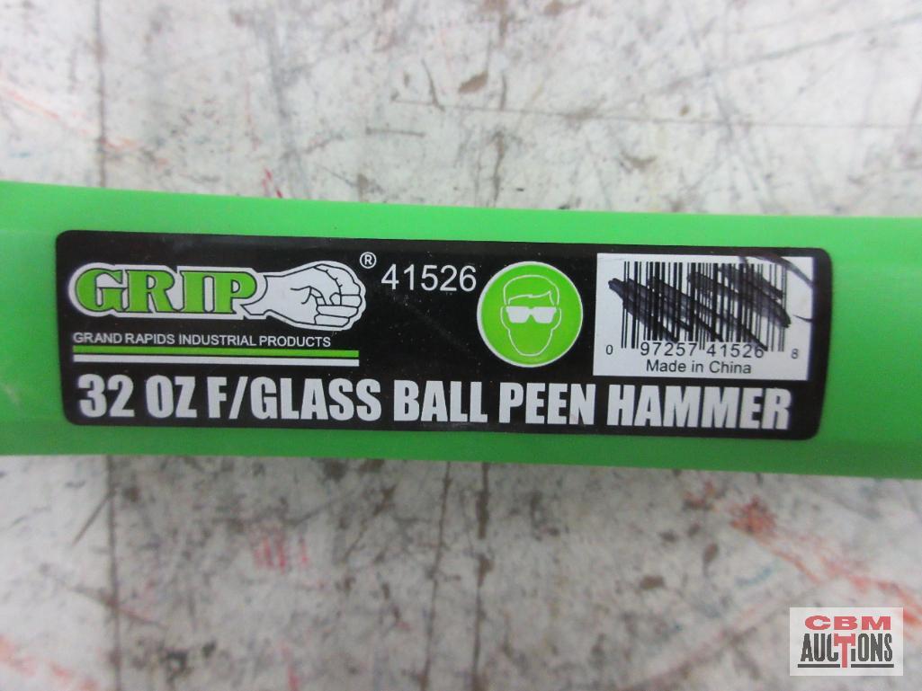 Rubber Mallet IIT33103 16oz Claw Hammer w/ Fiberglass Handle Grip 41526 32oz Ball Pein Hammer w/
