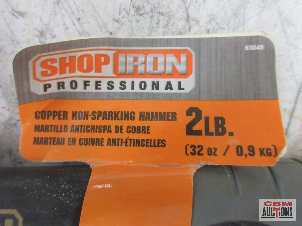 Grip 41220 1lb Black Fiberglass Brass Hammer... Shop Iron Professional 63048 2lb Copper Non-Sparking