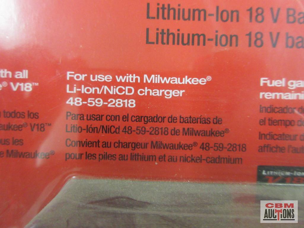 Milwaukee 48-11-1830 Lithium Ion 18 Volt Rechargeable Battery...