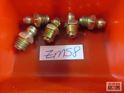 Mize Metric Grease Zerk Assortment w/ Storage Case ZMS6 ZM456 ZM906 ZMS8 ZM458 ZM908 ZMS10 ZM4510