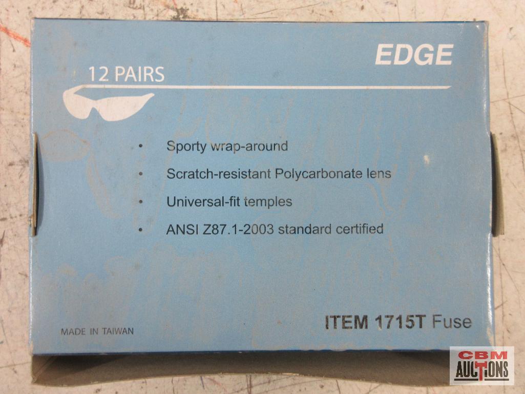 ProVizGard 17105T Fuse Edge Z85 Clear Safety Glasses - Box of 12...
