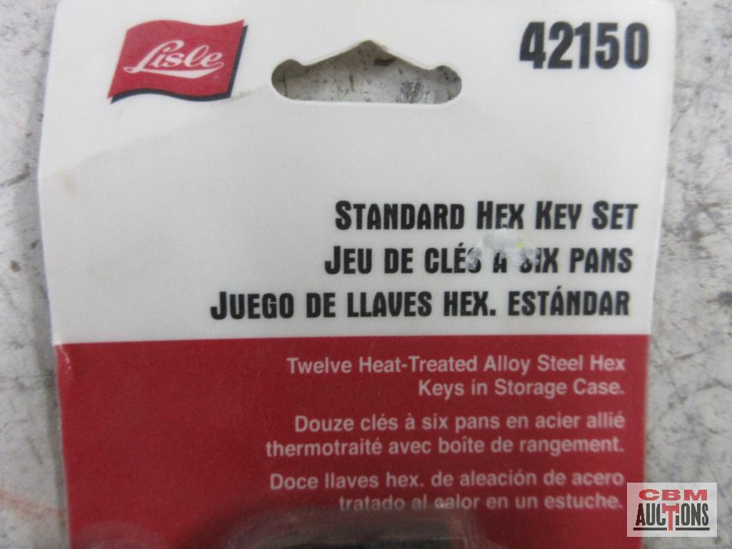 Lisle 42150 Standard Hex Key Set (.05"-5/16") Lisle 42300 Metric Hex Key Set (1.5mm-10mm)