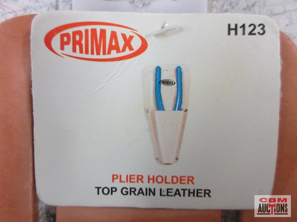 Primax H123 Top Grain Leather Plier Holder Pliwrench Pliers Eklind 22571 7 Key Fold Up Torx Set