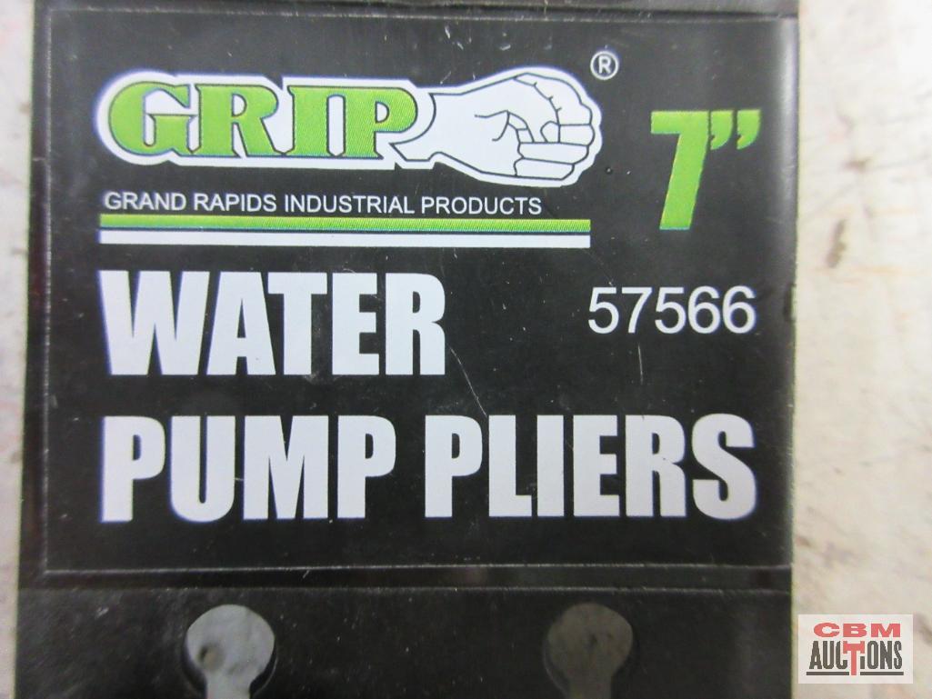 Grip 57566 7" Water Pump Pliers... Grip 57568 10" Water Pump Pliers...
