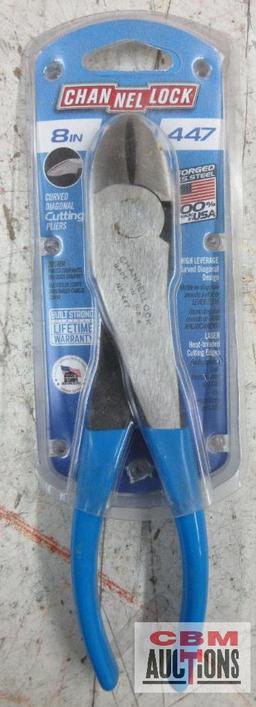 Channellock 447 8" Curved Diagonal Cutting Pliers...