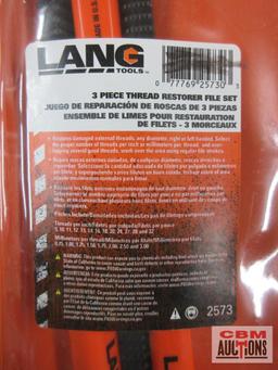 Lang 25730 3pc Thread Restorer File Set...