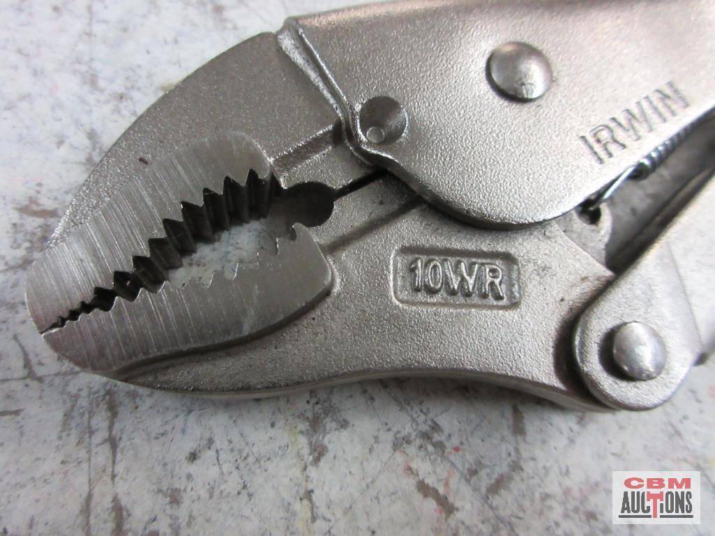 Irwin 5WR 5" Curved Locking Pliers Irwin 6LN... 6" Long Nose Locking...Pliers Irwin 7CR 7" Curved