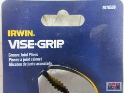 Irwin Vise-Grip 208508 8" Groove Joint Pliers Irwin Vise-Grip 29 7RR 7" Straight Jaw Locking Pliers.