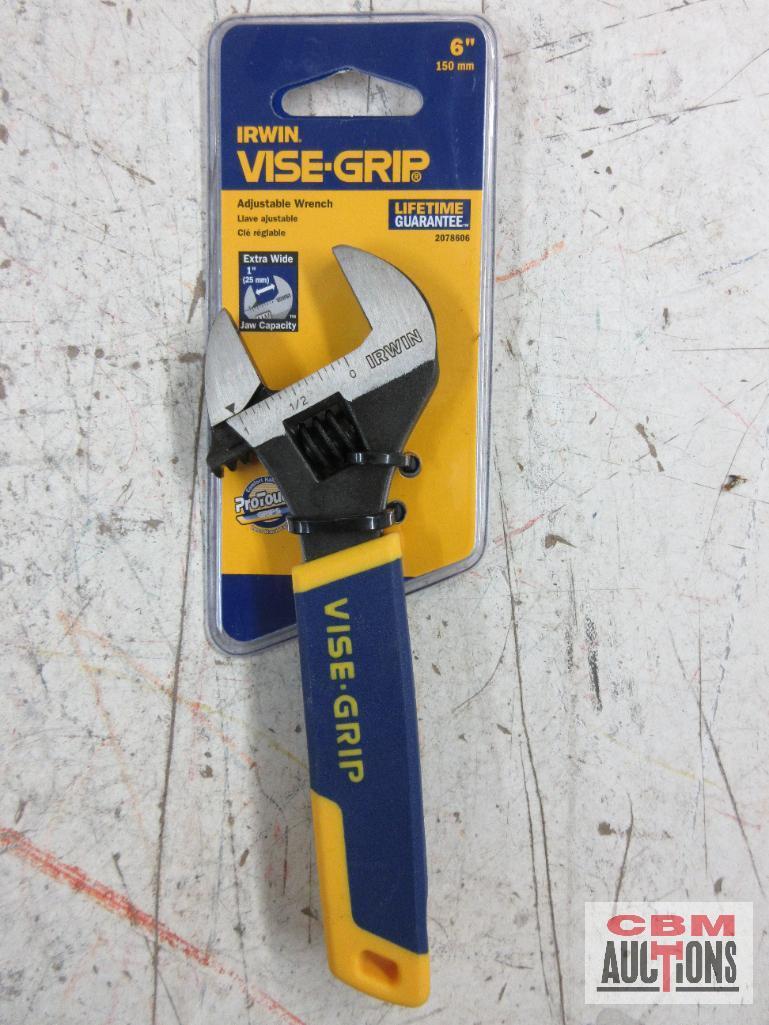Irwin Vise-Grip 2078606 6" Adjustable Wrench Irwin Vise-Grip 2078608 8" Adjustable Wrench Irwin