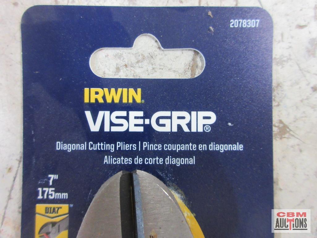 Irwin Vise-Grip 2078307 7" Diagonal Cutting Pliers Irwin Vise-Grip 2078209 9-1/2" Lineman's Pliers .