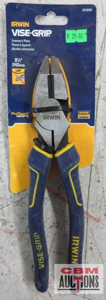 Irwin Vise-Grip 2078209 9-1/2" Lineman's Pliers