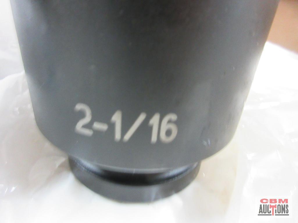 Grey Pneumatic 6pc 1" Drive Impact Socket Set... Sizes: 2-5/16" 2-7/16" 2-3/8" 2-1/8"... 2-1/16" ...