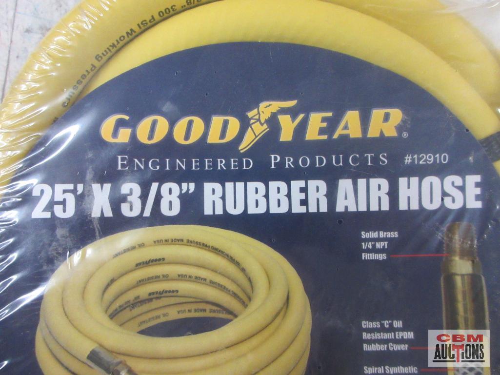 Good Year 12910 25' x 3/8" Rubber Air Hose...