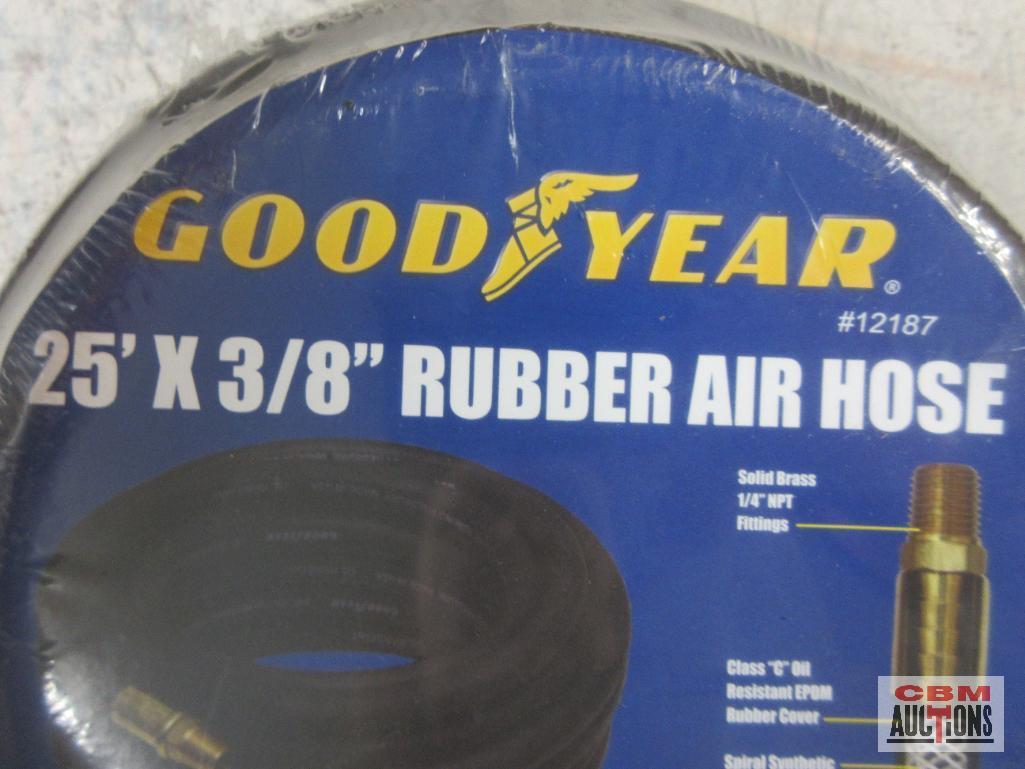Good Year 12187 25' x 3/8" Rubber Air Hose